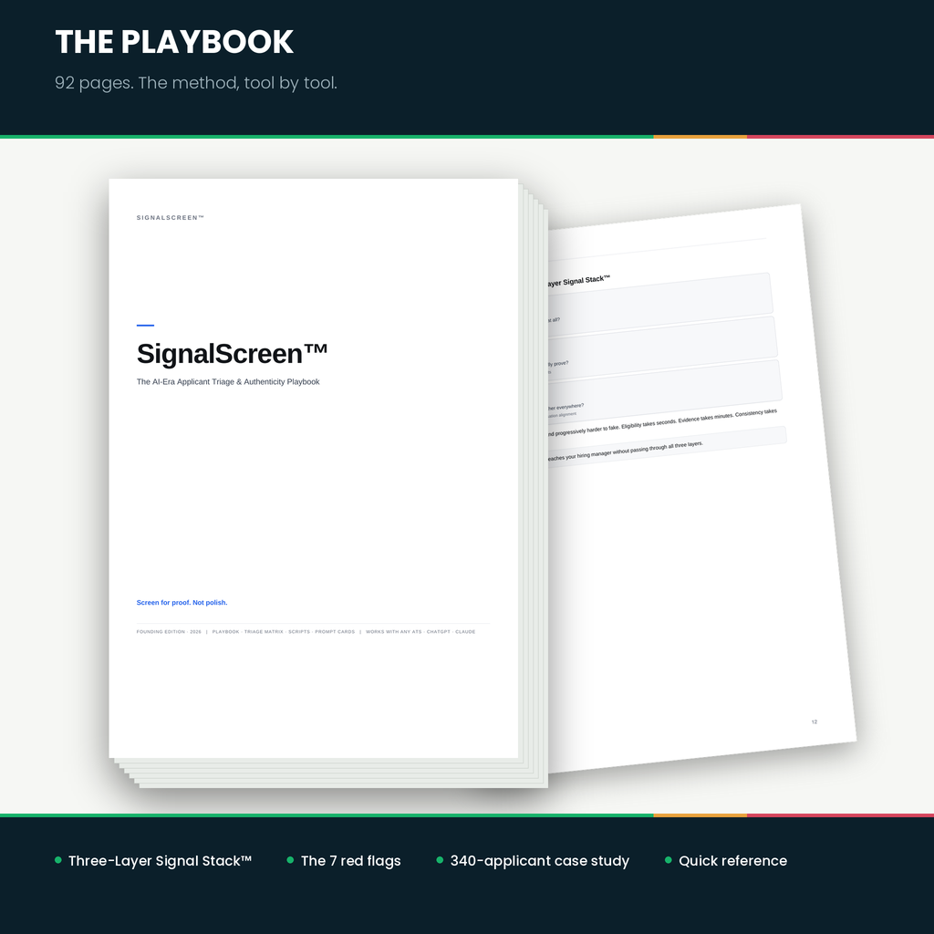 SignalScreen™ Premium Bundle – AI Applicant Triage System